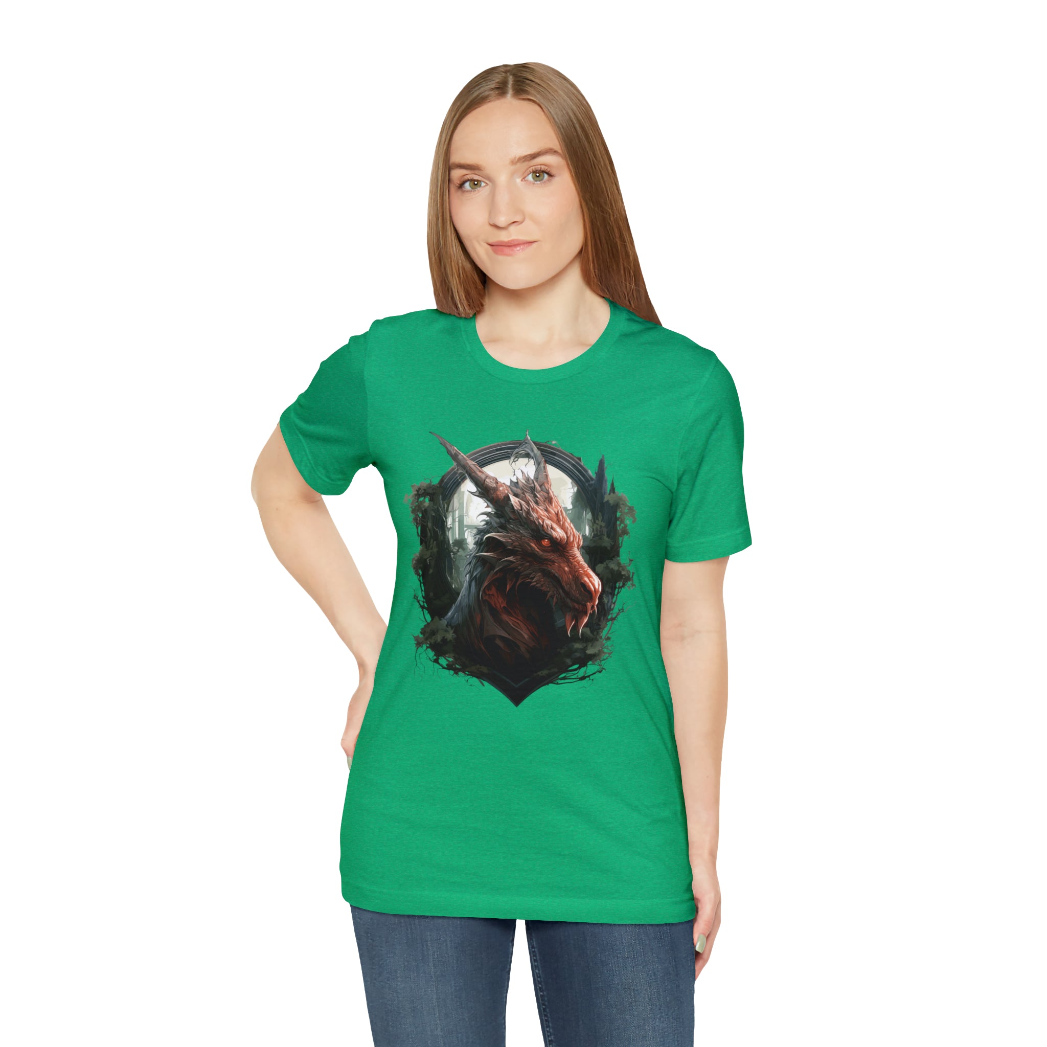 Unisex Dragon Face T Shirt   