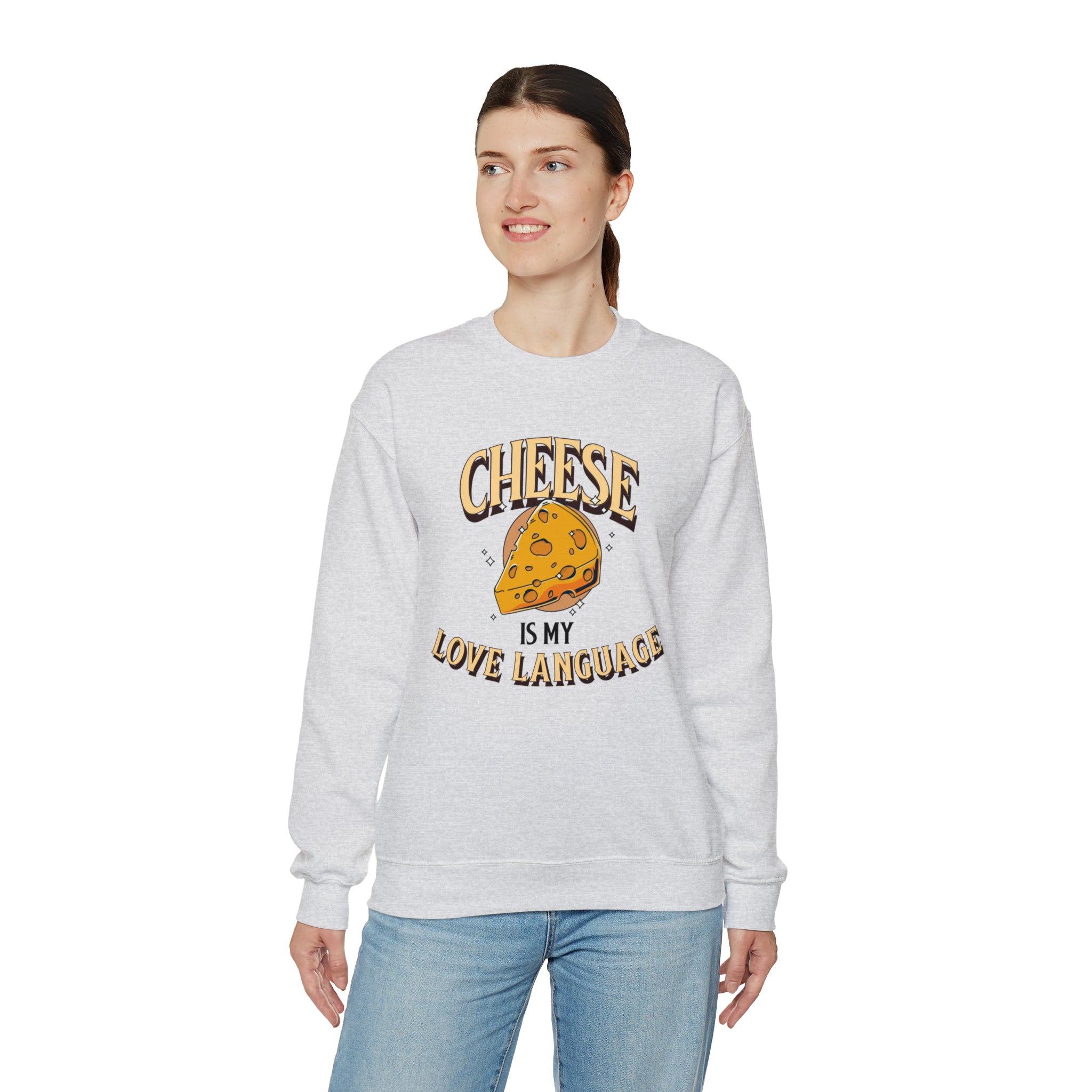 Unisex Cheese is My Love Language Sweatshirt   