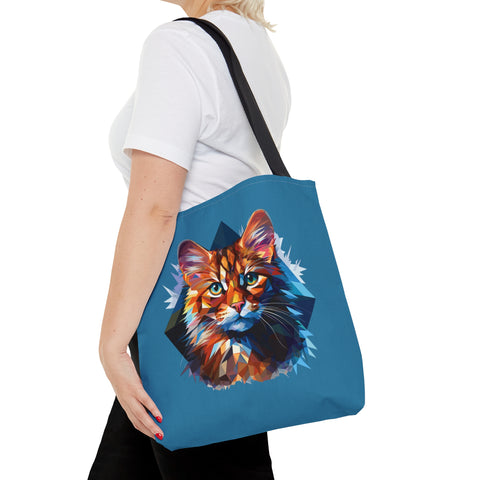 Crystallized Cat Tote Bag   