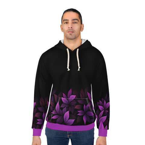 Unisex Purple Witch All Over Print Hoodie   