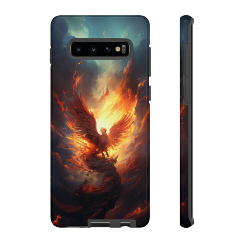 Phoenix in the Clouds Phone Case Samsung Galaxy S10 Plus Glossy 