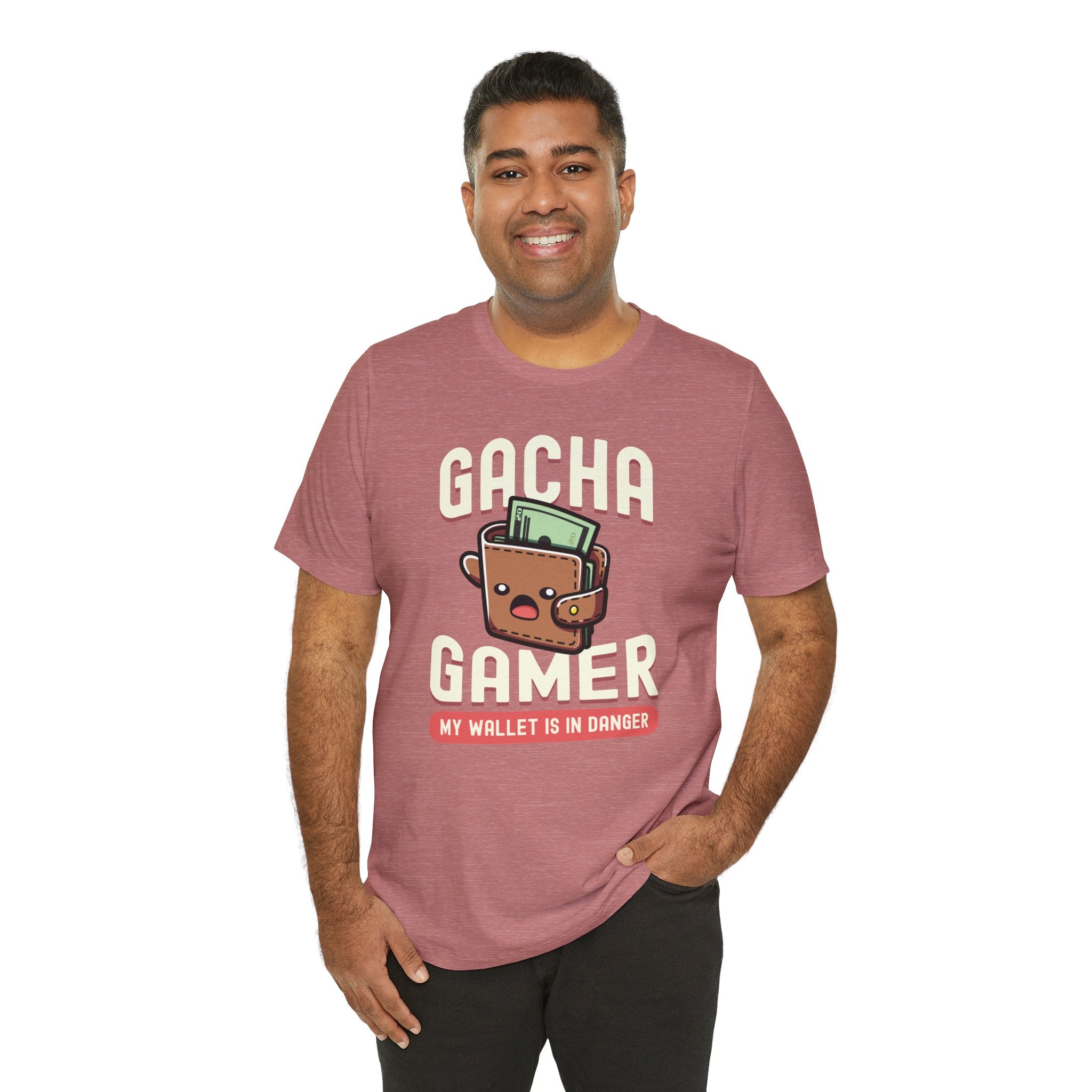 Unisex Gacha Gamer My Wallet is in Trouble T Shirt   