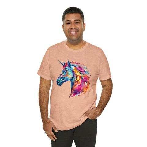 Unisex Crystallized Unicorn Mane T Shirt   