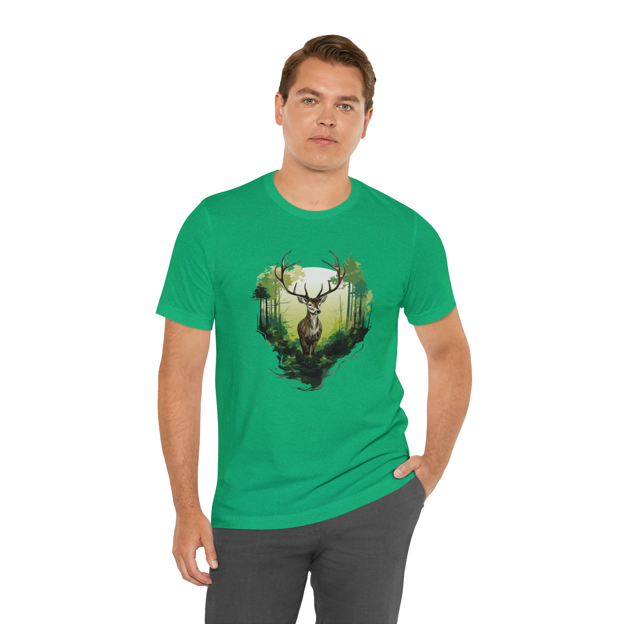 Unisex Forest Deer T Shirt   