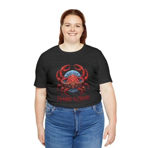 Unisex Cancer Crab T Shirt   