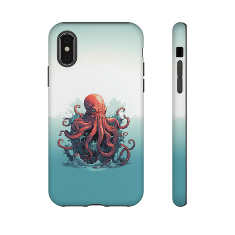 Kraken in the Ocean Phone Case iPhone XS Matte 