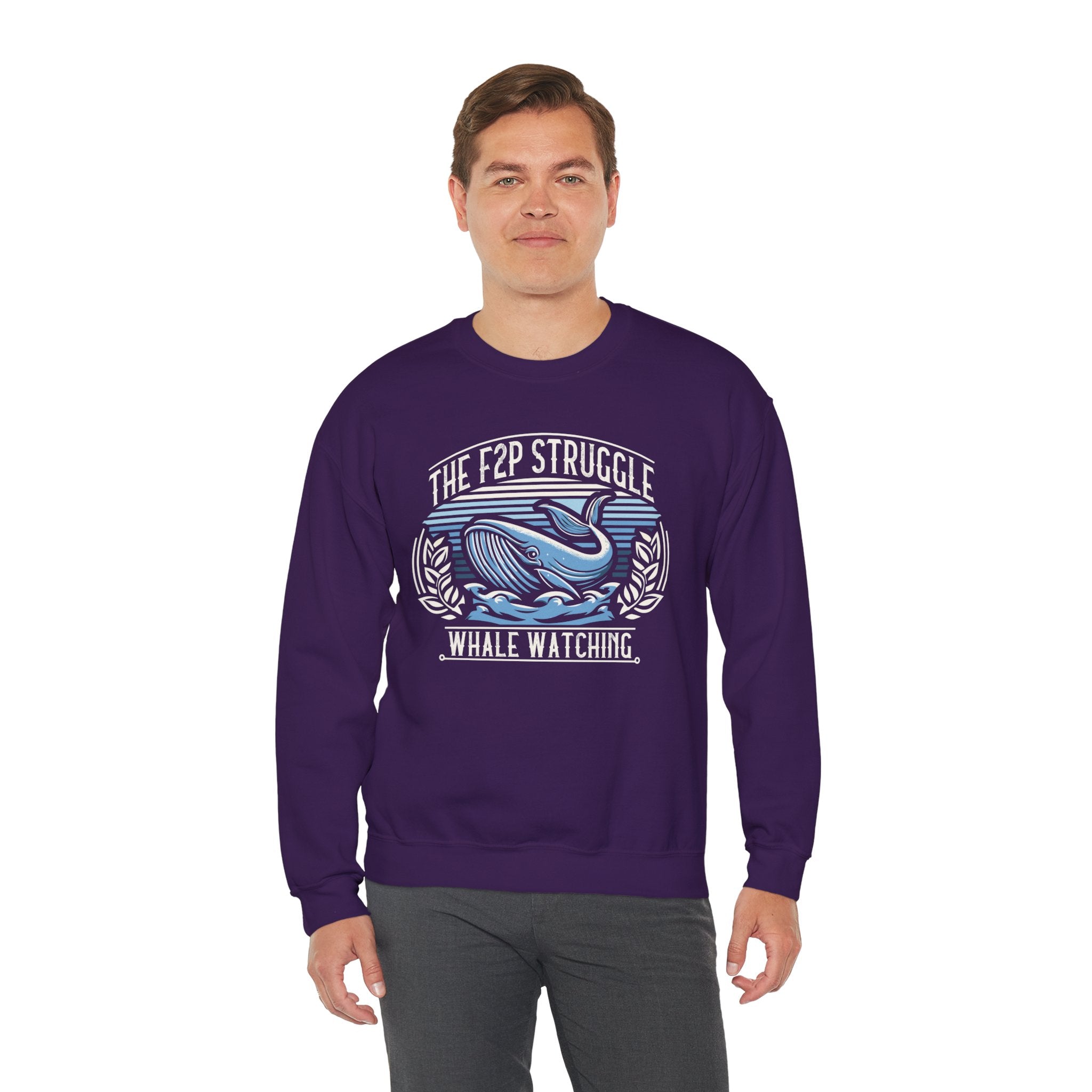 Unisex F2P Struggle Whale Watching Sweatshirt   