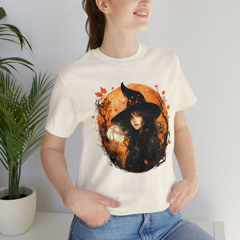 Unisex Autumn Witch T Shirt   