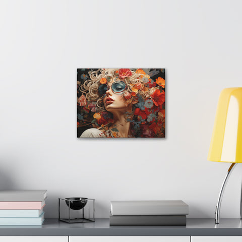 Flower Woman Wall Art   