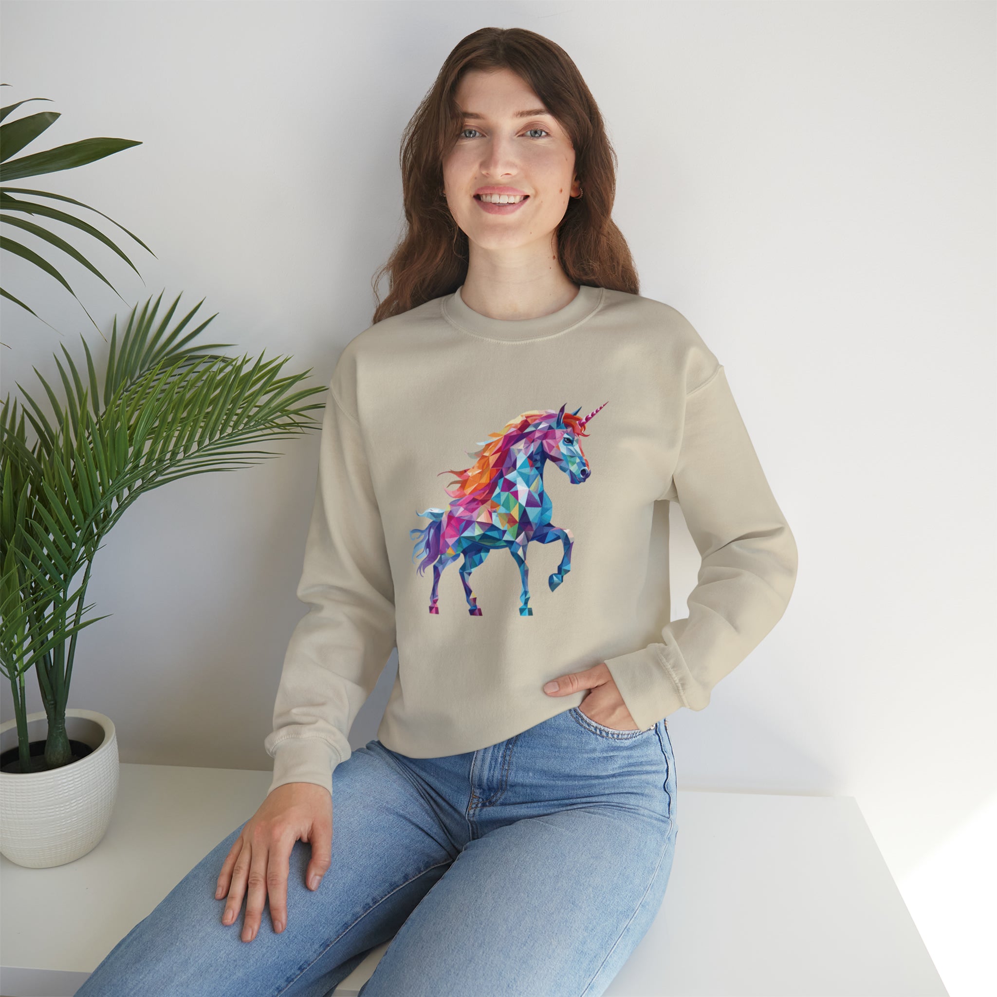 Unisex Crystallized Unicorn Sweatshirt   