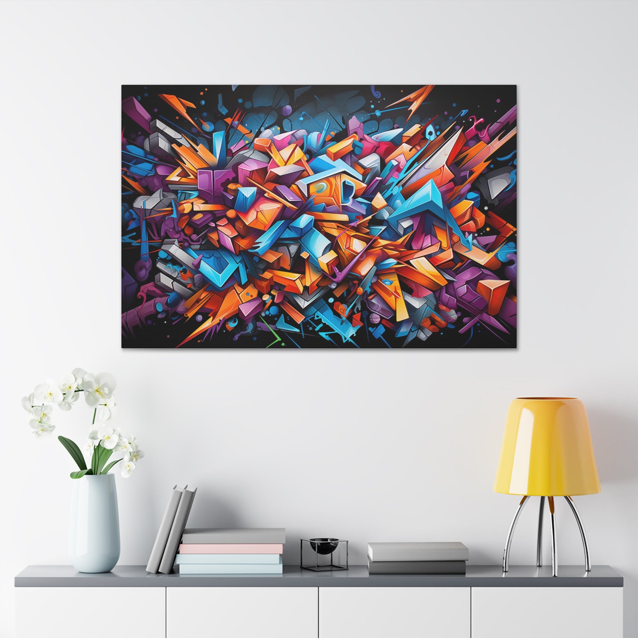 Abstract Graffiti Wall Art   