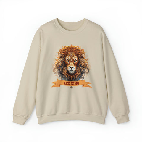 Mens Leo King Sweatshirt S Sand 