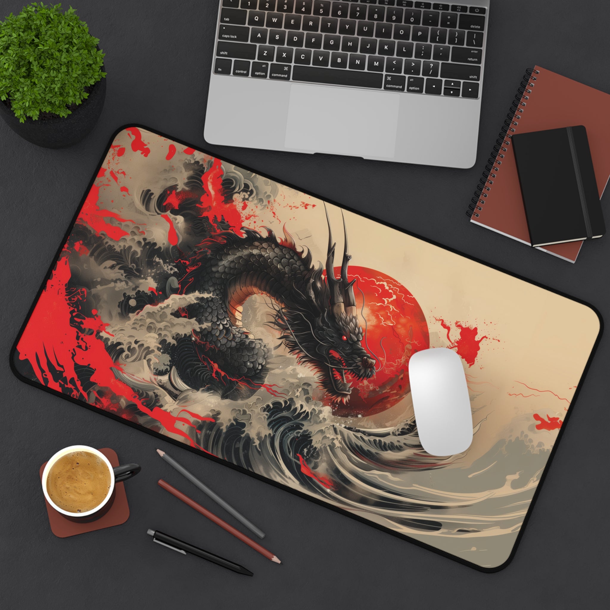 Japanese Dragon Desk Mat   