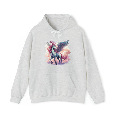 Unisex Pegasus Clouds Hoodie Ash S 