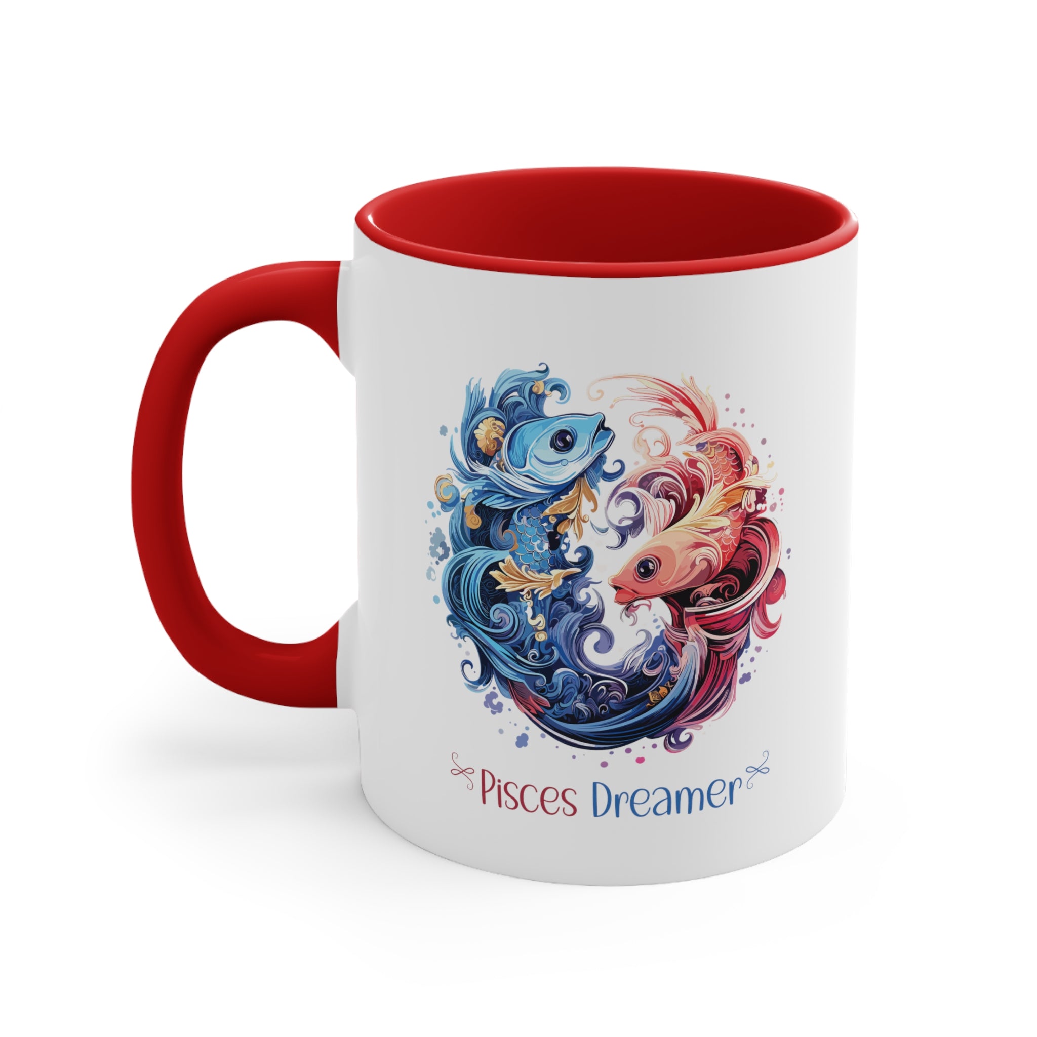 11oz Pisces Dreamer Coffee Mug 11oz Red 