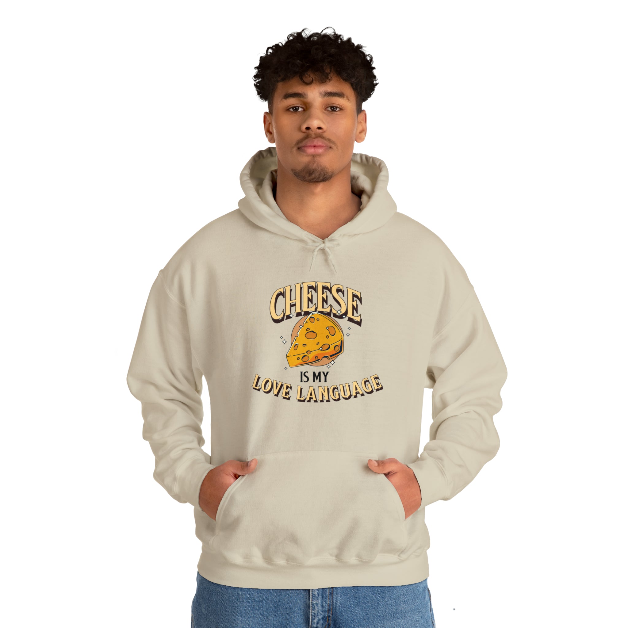 Unisex Cheese is My Love Language Hoodie   