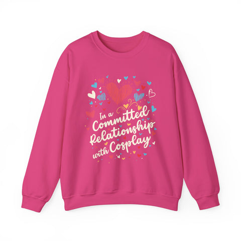 Unisex In a Committed Relationship with Cosplay Sweatshirt S Heliconia 