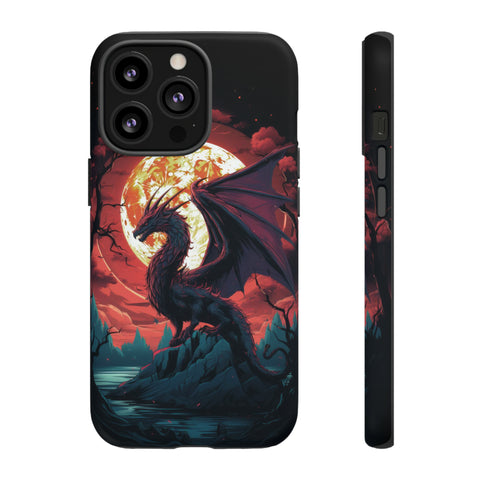 Dragon Fiery Moonlight Phone Case iPhone 13 Pro Matte 