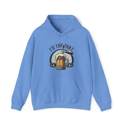 Unisex I'd Tap That Hoodie Carolina Blue S 