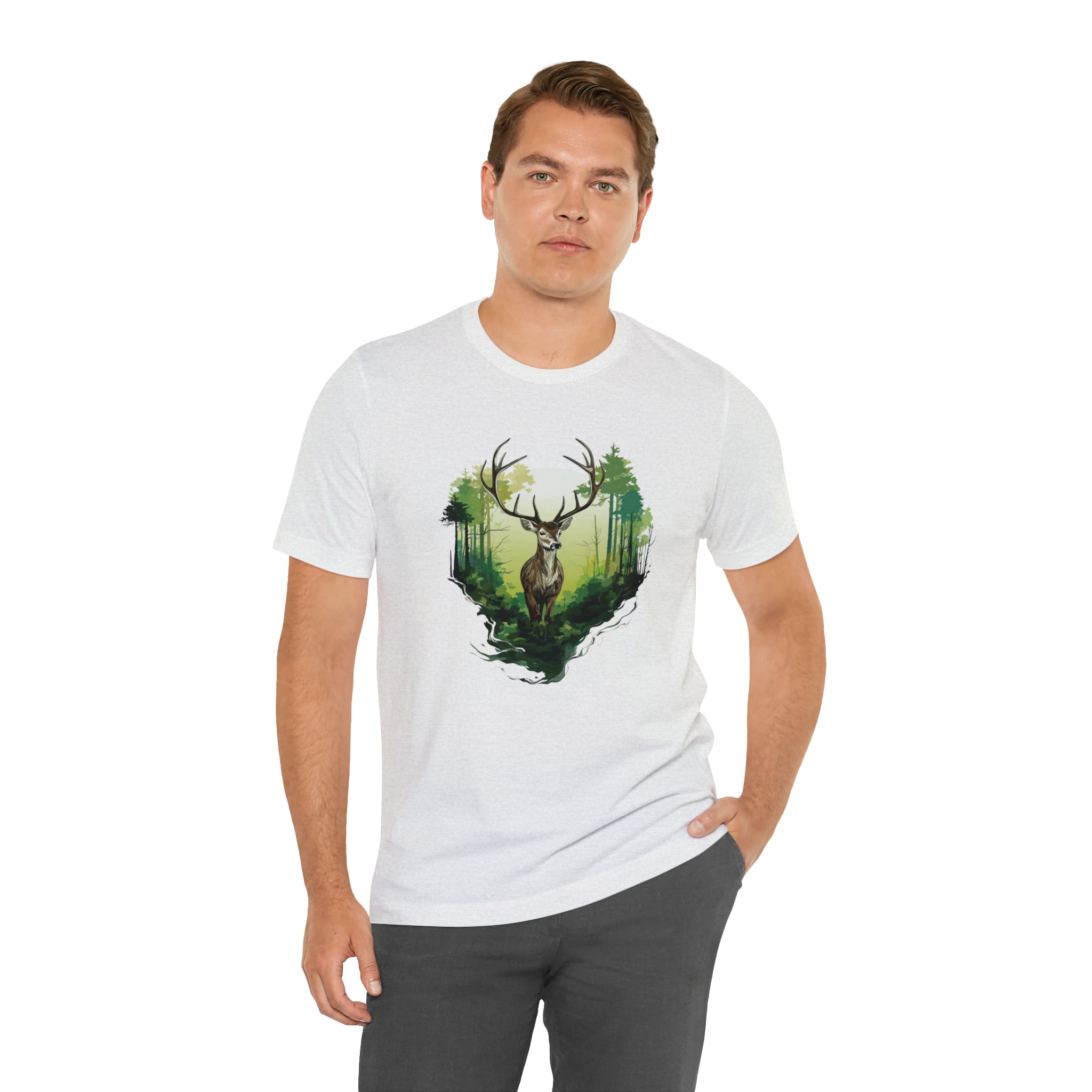 Unisex Forest Deer T Shirt   