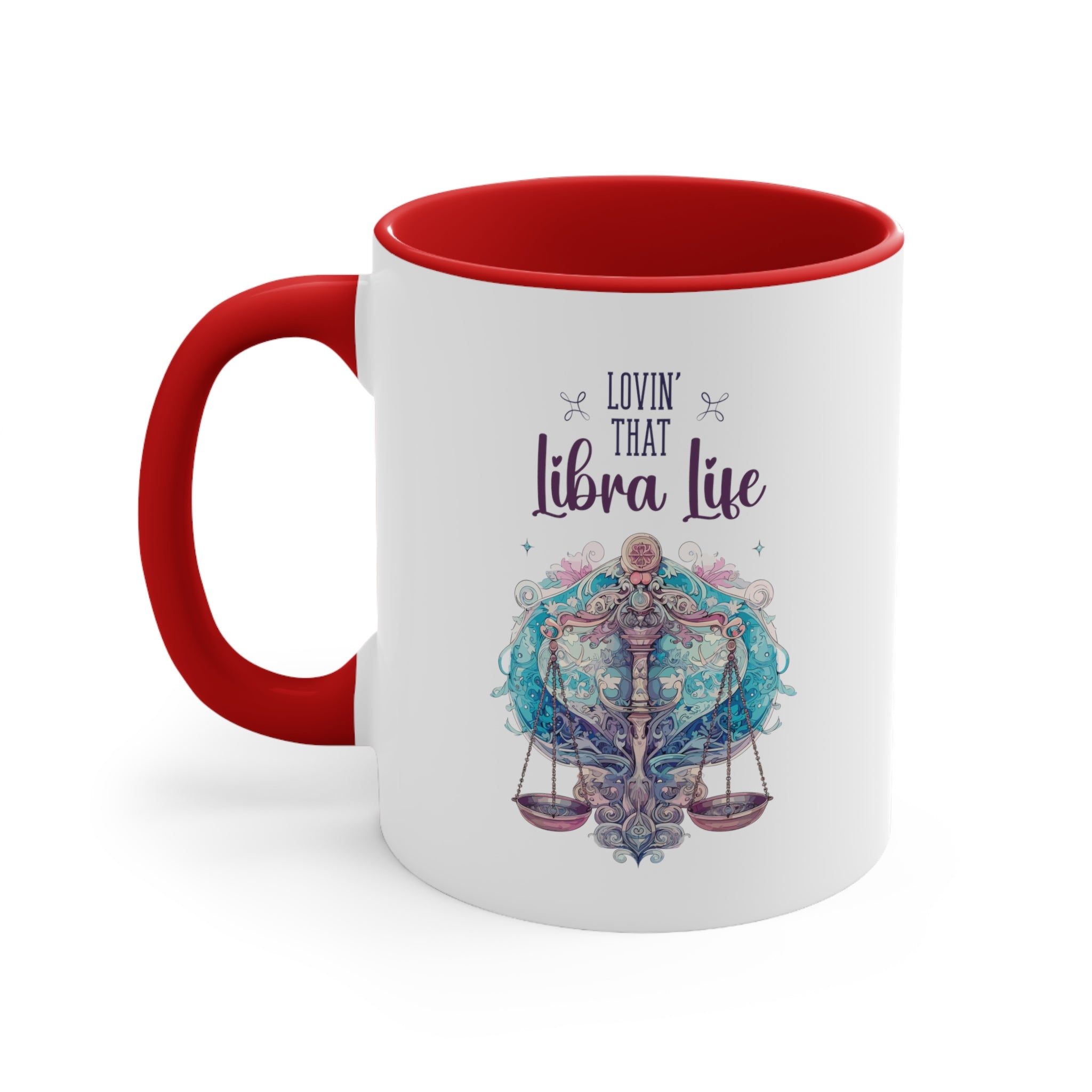 11oz Libra Life Coffee Mug 11oz Red 