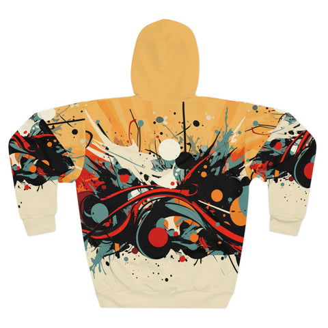 Unisex Abstract Art All Over Print Hoodie   