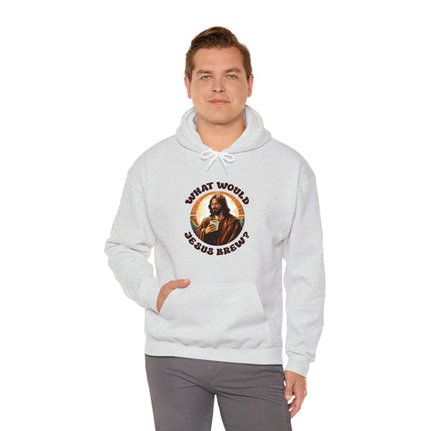 Unisex What Would Jesus Brew Coffee Hoodie   