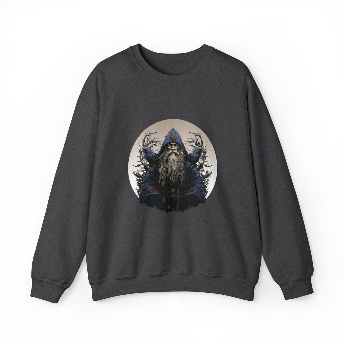 Unisex Odin Ravens Sweatshirt S Dark Heather 