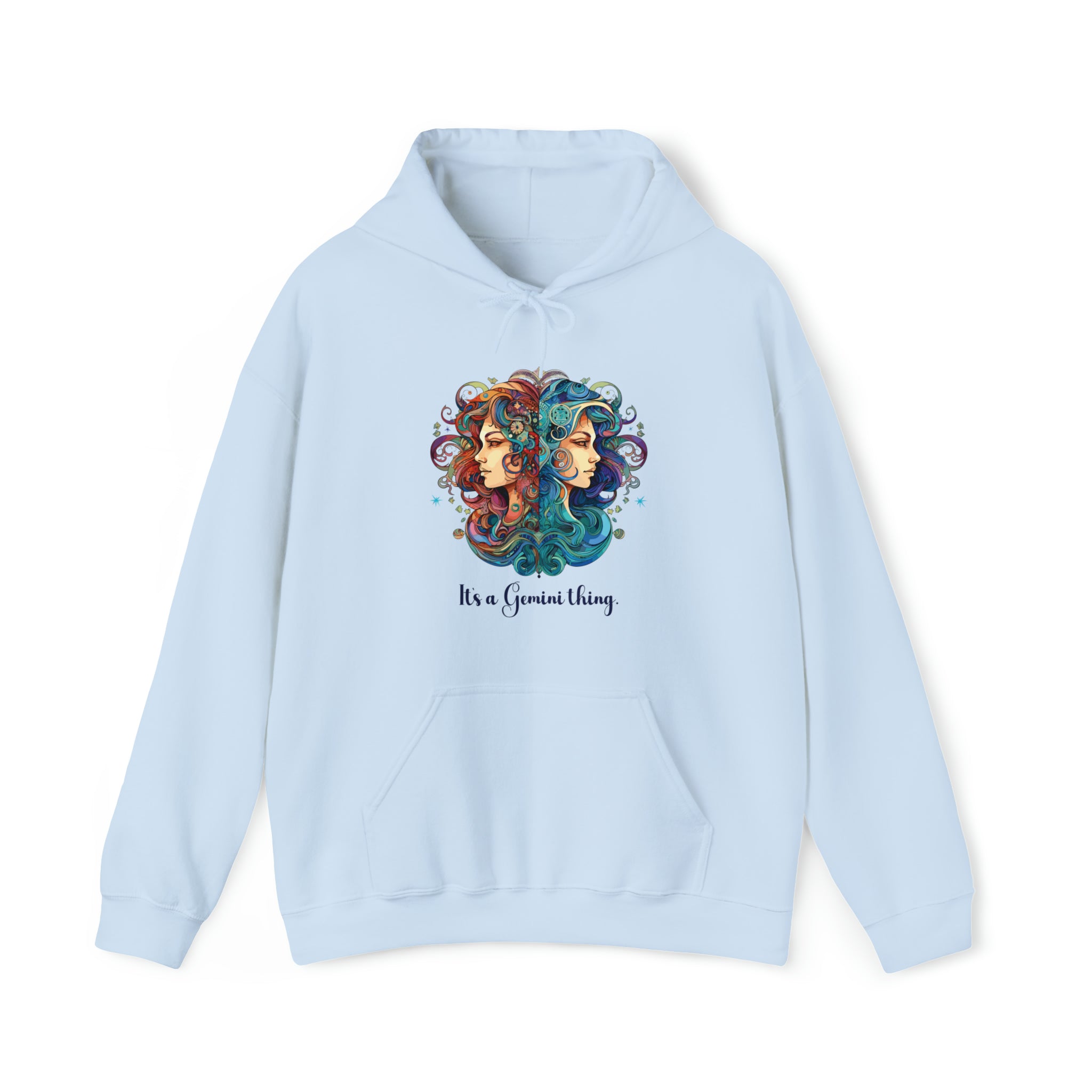 Unisex It's a Gemini Thing Hoodie Light Blue S 