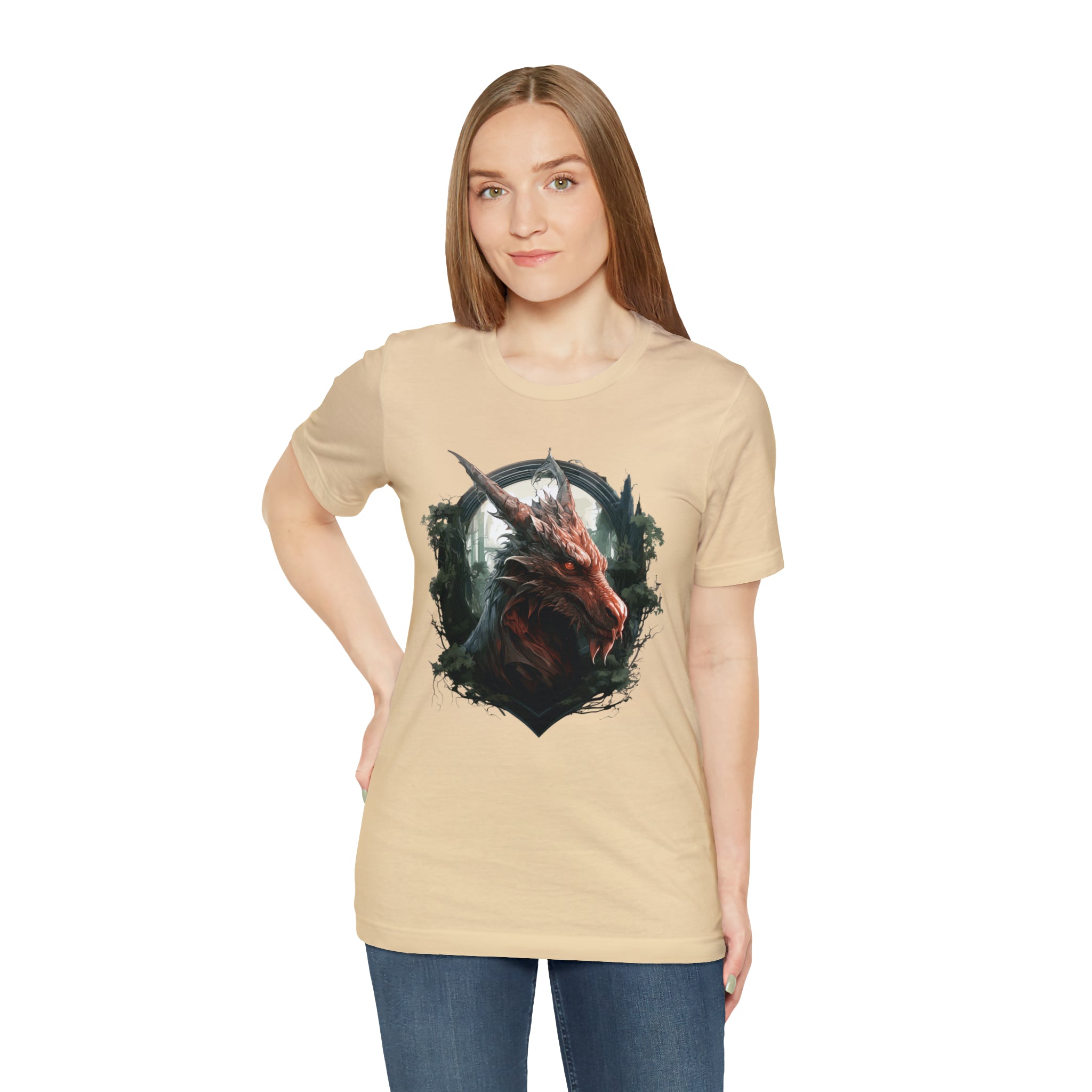 Unisex Dragon Face T Shirt   