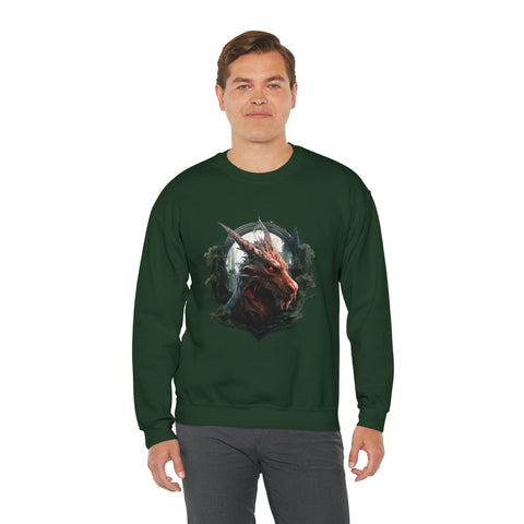 Unisex Dragon Face Sweatshirt   