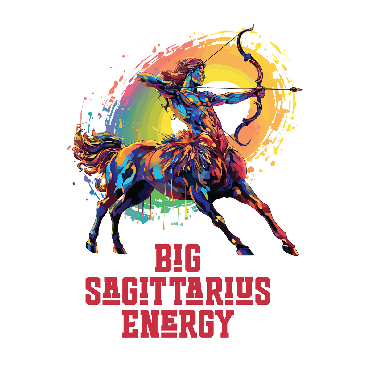 Unisex Big Sagittarius Energy Hoodie   