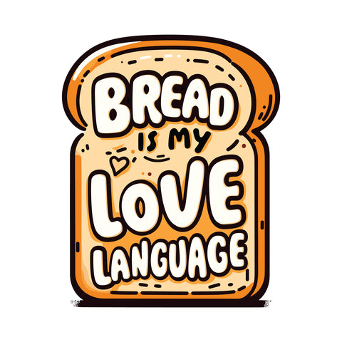 Unisex Bread is My Love Language Long Sleeve T Shirt   