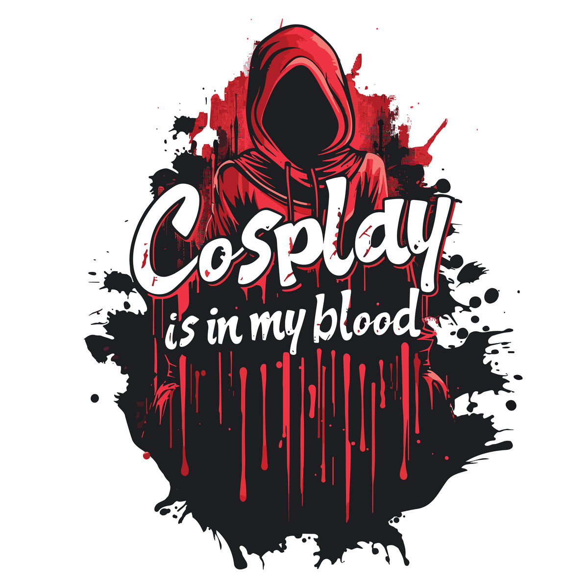 Unisex Cosplay is in my Blood Hoodie   