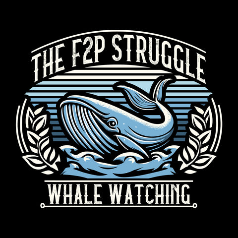 Unisex F2P Struggle Whale Watching Long Sleeve T Shirt   