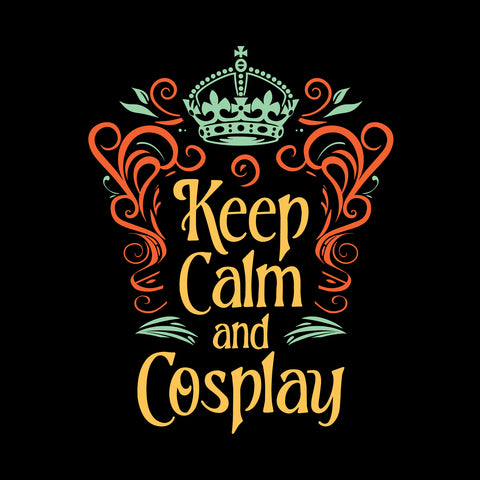 Unisex Keep Calm and Cosplay Long Sleeve T Shirt   