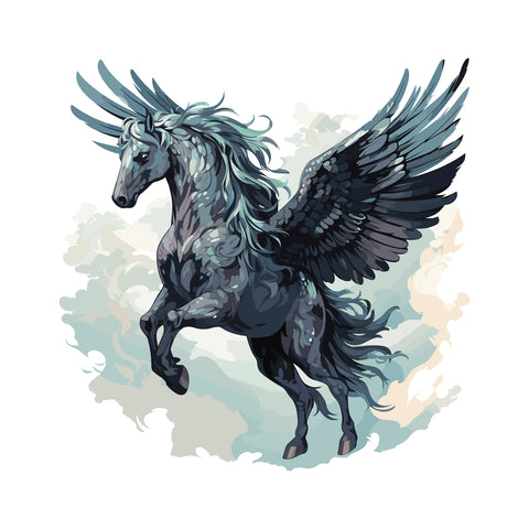 Unisex Majestic Pegasus T Shirt   