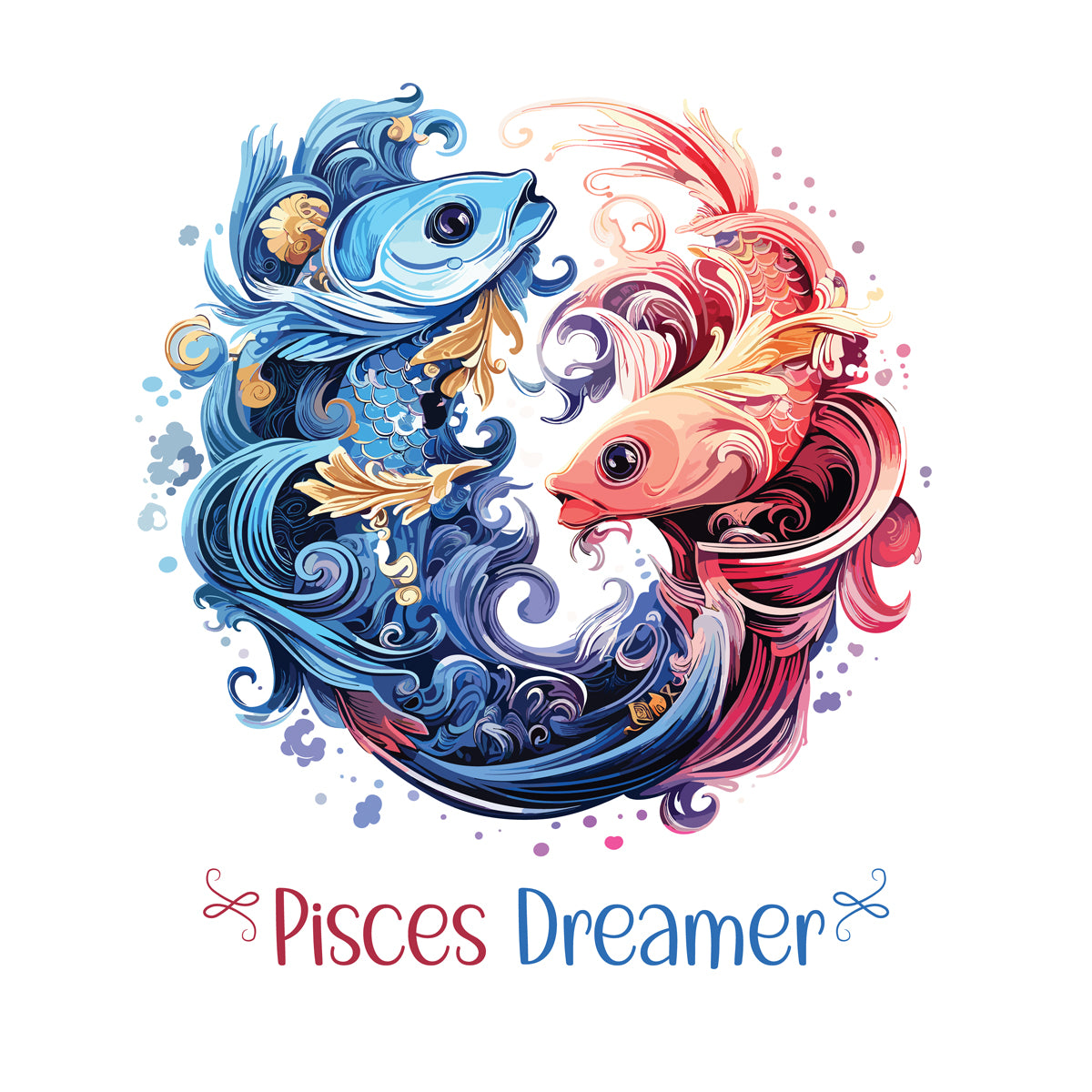 Unisex Pisces Dreamer T Shirt   