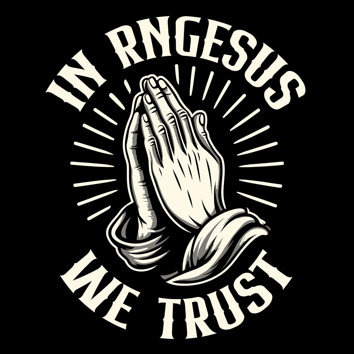 Unisex In RNGesus We Trust Hoodie   