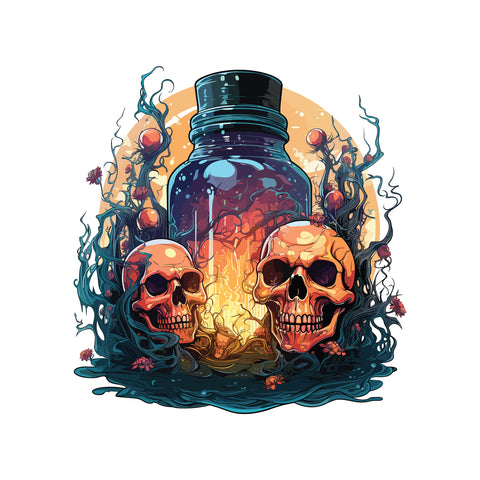 Unisex Magic Potion & Skulls Sweatshirt   