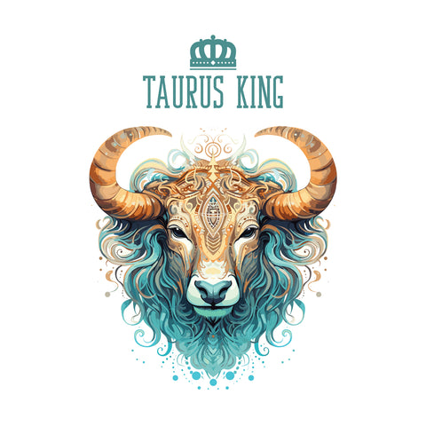 Mens Taurus King Long Sleeve T Shirt   