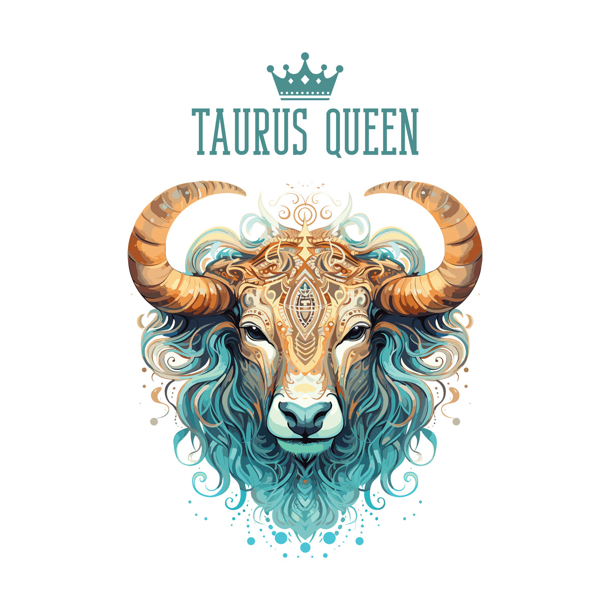 Womens Taurus Queen Long Sleeve T Shirt   