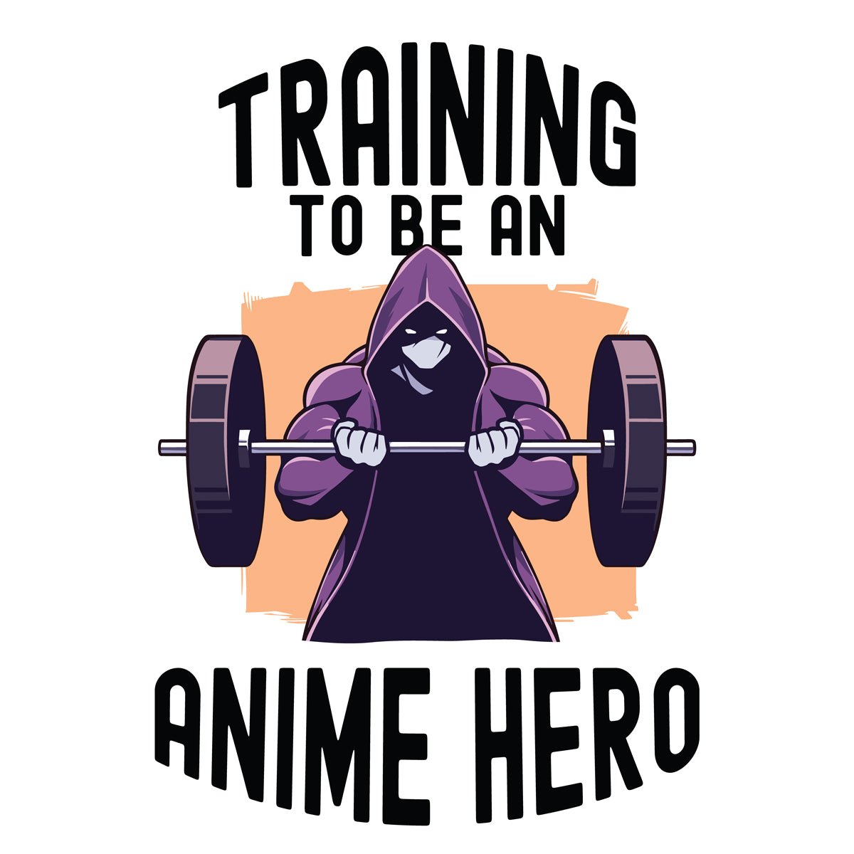 Unisex Training to be an Anime Hero Hoodie   