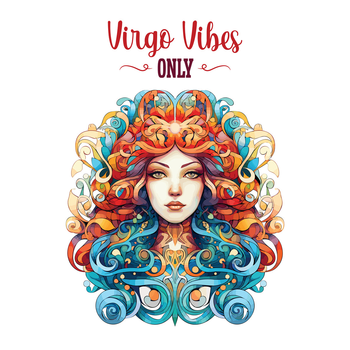 Unisex Virgo Vibes Only Hoodie   