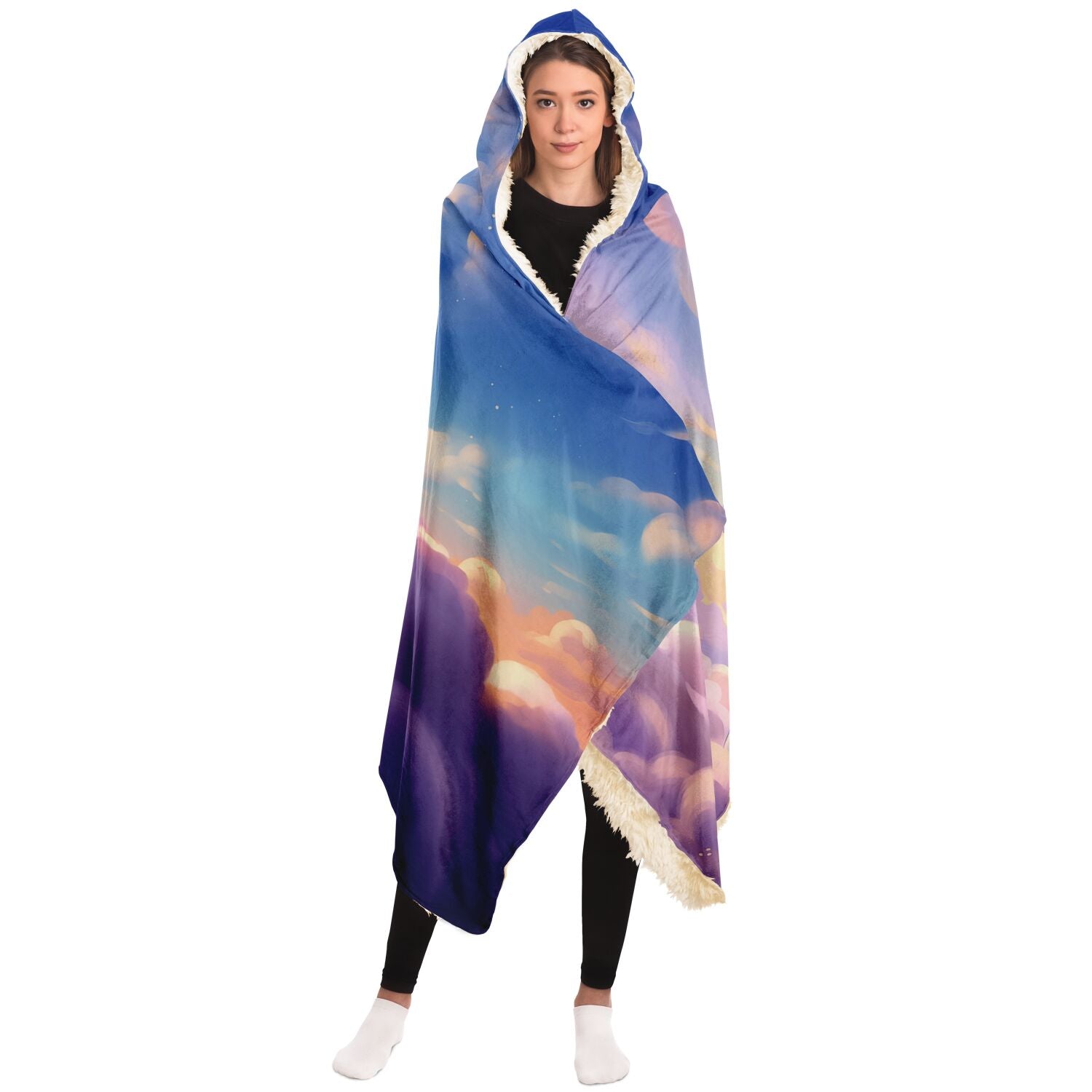 Cute Unicorn Hooded Blanket   